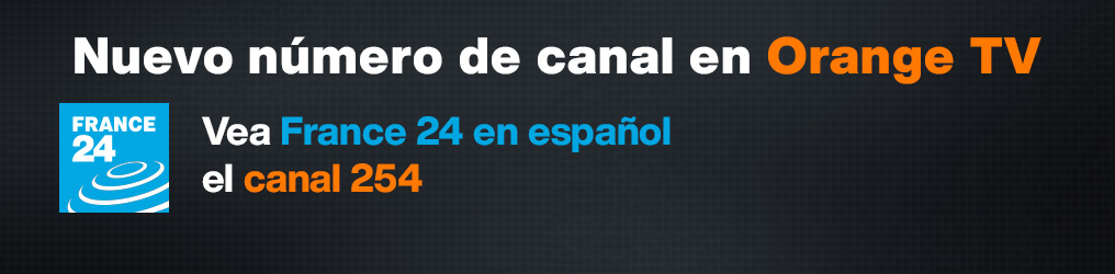 Cambio de numeración del canal France 24 en español en Orange TV Francia